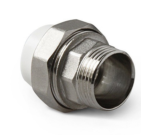 Муфта комбинированная разъемная PP-R TEBO 20х1/2" НР