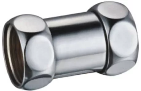 Соединение прямое для П/С 1"г х 3/4"г, хром TIM (арт. K5-SFF043)