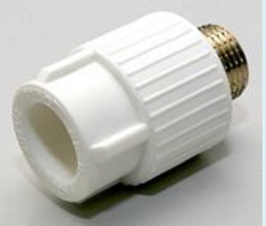 Муфта комбинированная PP-R TEBO 20х1/2" НР 