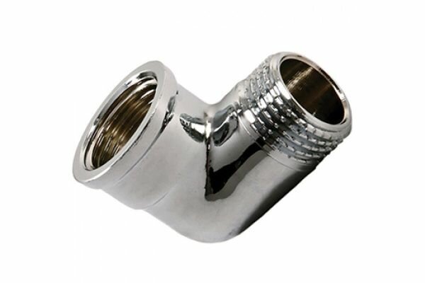 Угловой элемент для П/С 1"г х 3/4"ш, хром TIM (арт.K3-LFM043)