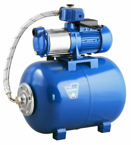 Станция насосная AQUARIO AUTO АМН-100-6Р 1100Вт 100л/м, 45м, нерж. сталь, 24л, сталь