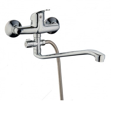 Смеситель для ванны   РМС-Л1-006С  однорычажн.логт/хир. хром