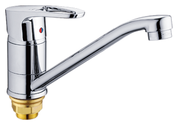 Смеситель для кухни РМС  SL52-004FB-15,  врезной, однорычажн.логт/хир. хром