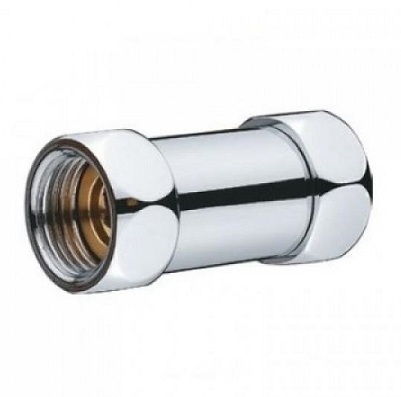 Соединение прямое для П/С 1"г х1" г, хром TIM (арт. K5-SFF044)