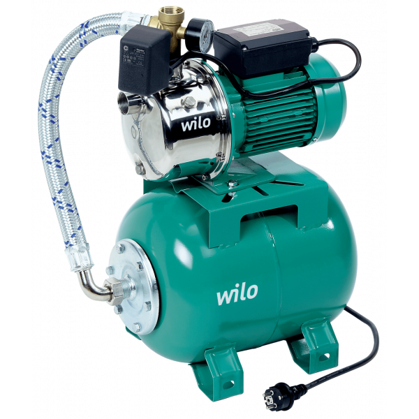Станция насосная WILO HWJ 20L 203 EM 750Вт 5м3/ч 41м, нерж. сталь, 20л, нерж. сталь
