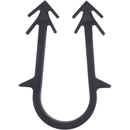 Скоба якорная с двойным креплением для труб тёплого пола ⌀16-20мм, 50мм россыпь STOUT