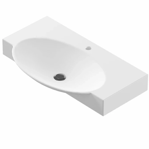 Умывальник "Infinity76" на кронштейнах УП (Белый, ВКС)