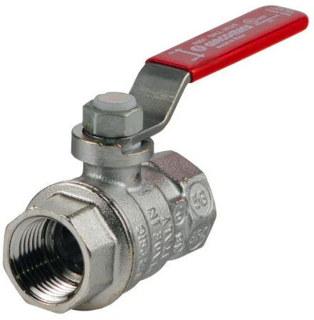 Кран шаровой латунь GIACOMINI R850х023 1/2", рычаг, вн/вн  