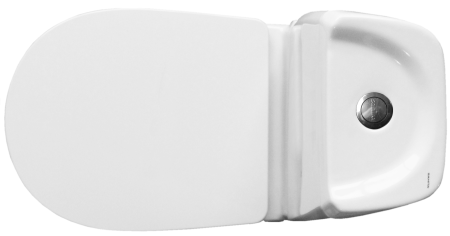 Унитаз компакт SANITA Кама эконом белый  — купить унитаз в Кургане, цены в интернет-магазине «АкваТехника»