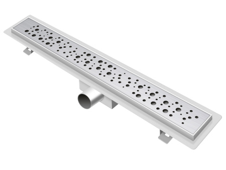 Трап-лоток с гориз. TIM (гидро+сухая защ.) 65 см. (Решетка кругл. ячейки) BAD416502