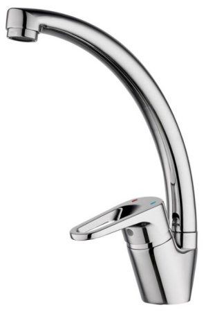 Смеситель для кухни GROSS AQUA Delta 3205268С-А02,  врезной, однорычажн. хром