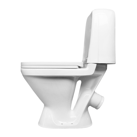 Унитаз компакт SANITA Самарский эконом белый     — купить унитаз в Кургане, цены в интернет-магазине «АкваТехника»