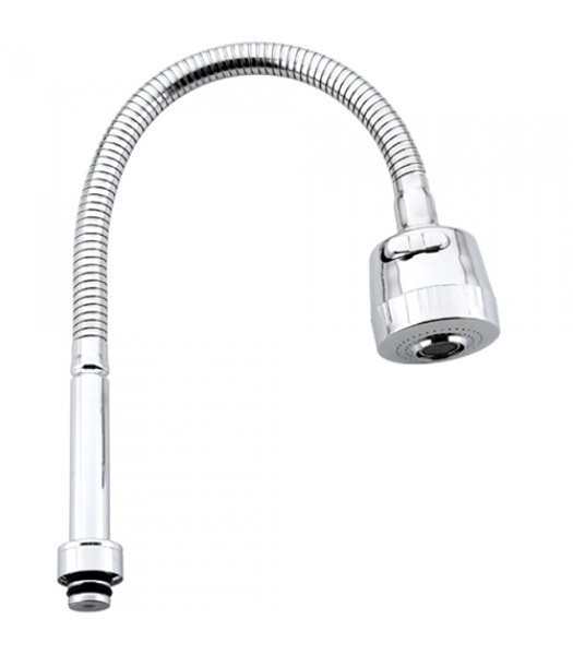 Гусак д/кухни гибкий 48см, 2-х режимн аэратором FRAP F7310 