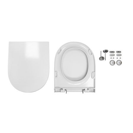 Унитаз компакт SANITA LUXE Фест СЛ ДМ  белый  — купить унитаз в Кургане, цены в интернет-магазине «АкваТехника»