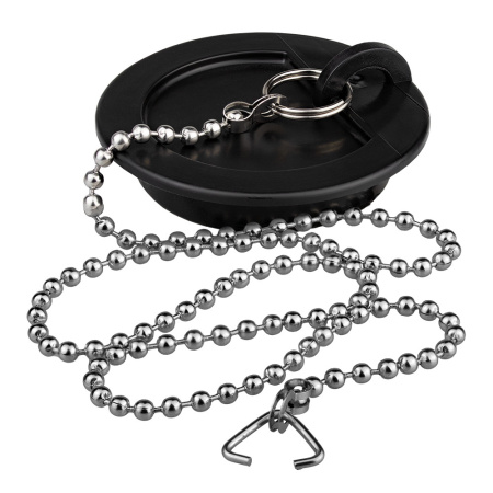 Пробка для ванны(раковины) с хром. длинной цепочкой,  ИС.110625