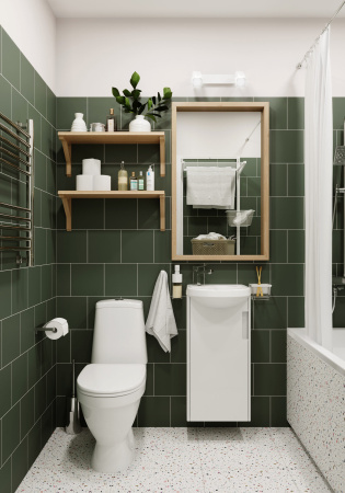 Унитаз компакт SANITA Лада эконом белый  — купить унитаз в Кургане, цены в интернет-магазине «АкваТехника»