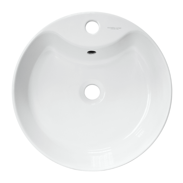 Умывальник SANITA LUXE Best Shelf УП (Белый, ВКС    — купить подвесные раковины в Кургане, цены в интернет-магазине «АкваТехника»