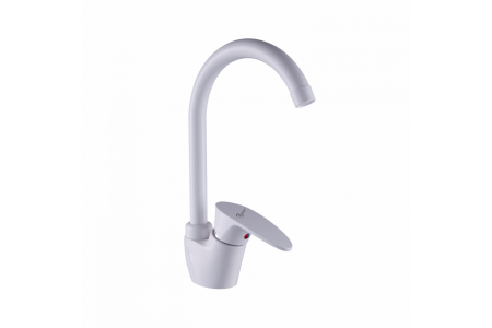 Смеситель для кухни FASHUN  PL4105-8   хром,D=35мм,белый 