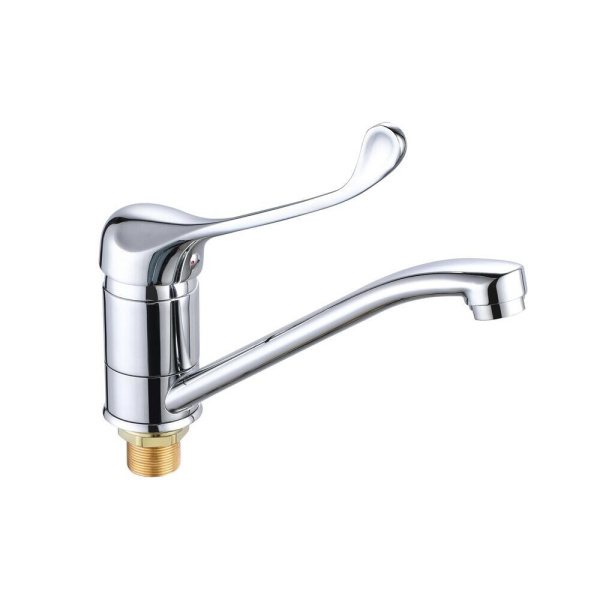 Смеситель для кухни РМС  Л1-004Г-25(R8)  врезной, однорычажн.(хир. ручка) хром