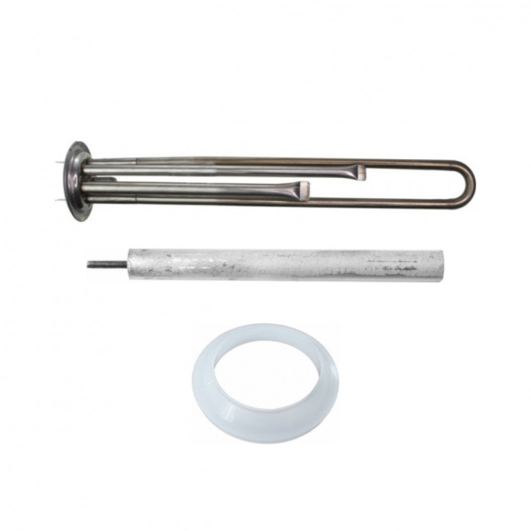 Нагревательный элемент RF 1300W, ИТА, титан+нерж, Ø64мм, М4, клеммы под разъем, L320мм, 220V / 40047