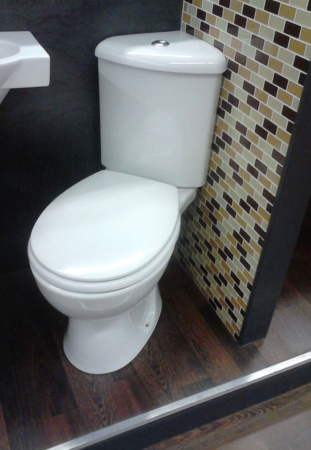 Унитаз компакт VitrA Arkitekt 9754B003-7201 белый угловой, с сиденьем микролифт — купить унитаз в Кургане, цены в интернет-магазине «АкваТехника»