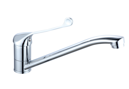 Смеситель для умывальника РМС  РМС-Л1-004Ш-25 (R8) врезной, однорычажн.(хир. ручка) хром