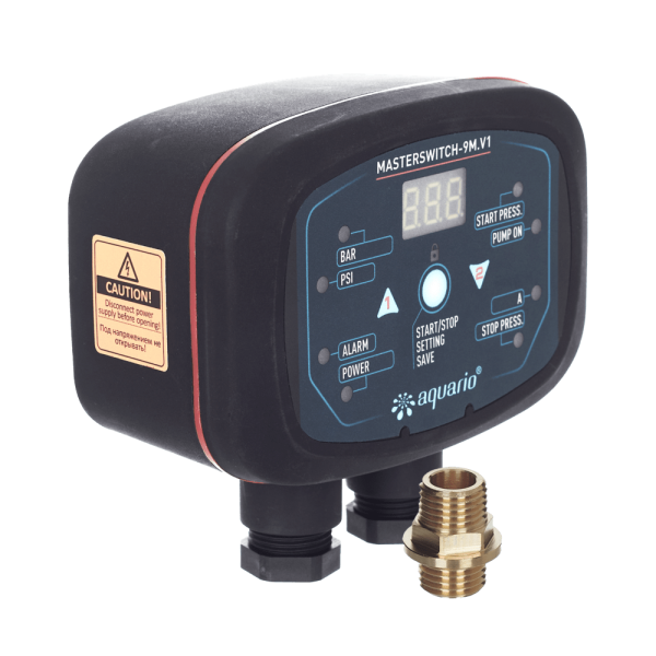 Реле давления AQUARIO Masterswitch-9M.V1 0.1-9 бар вн. резьба без кабеля