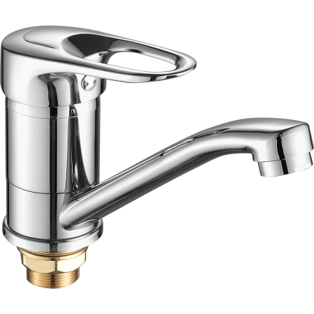 Смеситель для кухни FASHUN  А4504-2  врезной, D40мм. однорычажн. хром