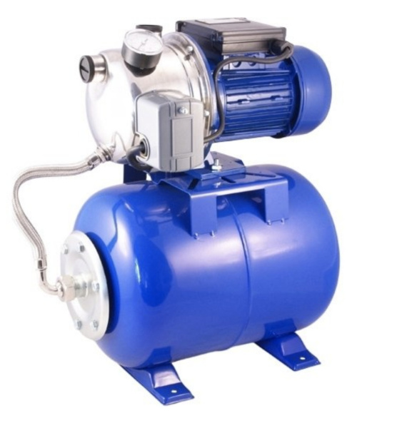 Станция насосная JEMIX ATSGJ-800 550Вт 50л/м, 44м, нержавеющая сталь 24л, сталь