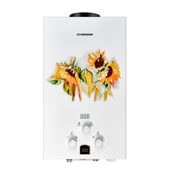 Колонка газовая EDISSON E 20 GD (Подсолнухи)